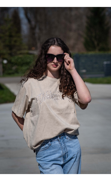 Trendy triko s nápisem GF015