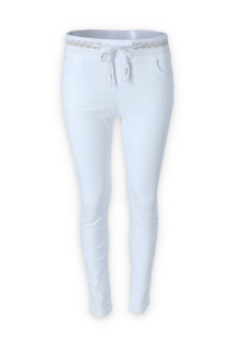 Kalhoty džínové color Onado H2812 W bílá