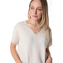 Elegantní halenka s aplikací knoflíků SEVENDAY 6290