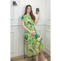 Šaty letní s krátkým rukávem 12693 Itálie