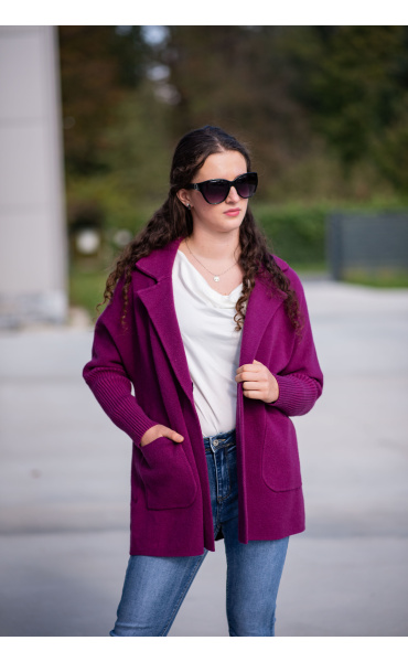 Sako úplet oversize 5108 Itálie