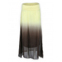 Sukně dlouhá hedvábí duha 3035D