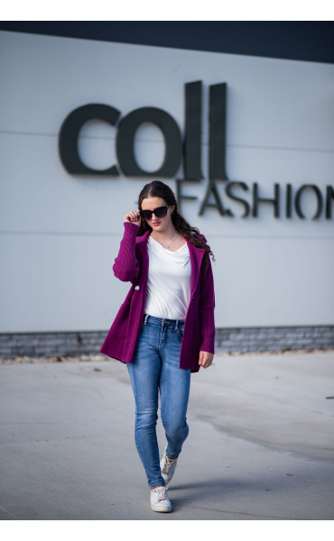 Sako úplet oversize 5108 Itálie