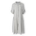 Košilové lněné šaty 21651