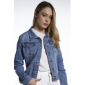 Bunda džínová 3D-6799-1 Itálie