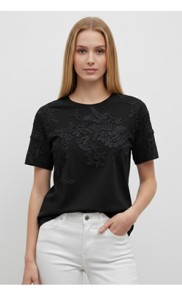 Dámská halenka s krajkou M52276