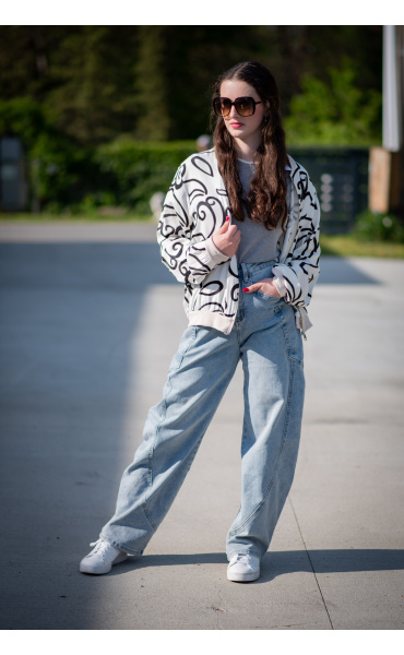 Elegantní halenka kr. rukáv R62318