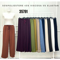 Trendy široké kalhoty LADY do gumy 35791