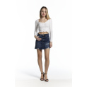 Sukně krátká džínová 3d-9109 Itálie