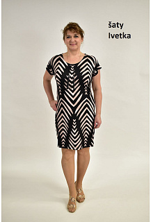 Šaty s krátkým rukávem Ivetka 157 - Kepa style