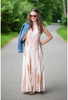 Dlouhé šaty na ramínka 18950 Itálie