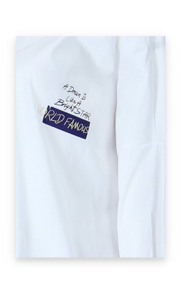 Košile oversize s aplikací (SMILE) 39806