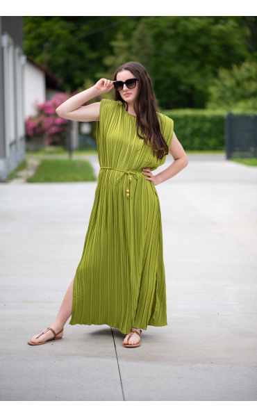 Dlouhé šaty plisé VOGUE MY57360