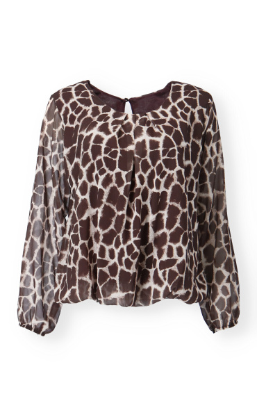 Elegantní halenka s potiskem 13852 Latino Paris