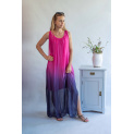 Šaty hedvábí ombré 6522D Itálie