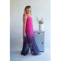 Šaty hedvábí ombré 6522D Itálie