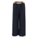Kalhoty široké s páskem 52159
