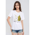 Trendy triko s potiskem HRUŠKA K696