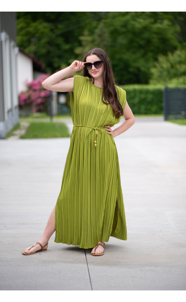 Dlouhé šaty plisé VOGUE MY57360