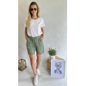 Kraťasy letní lněné 20891 Itálie