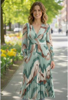 Dlouhé šaty s potiskem 22535 Latino