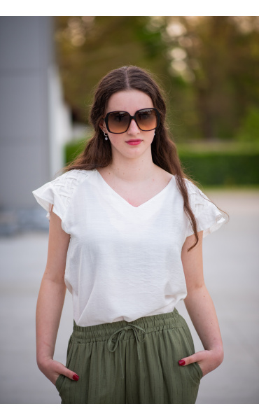 Elegantní halenka bez rukávu Lamiar M9902