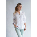 Košile lněná s krajkou 50911 Italie