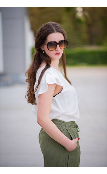 Elegantní halenka bez rukávu Lamiar M9902