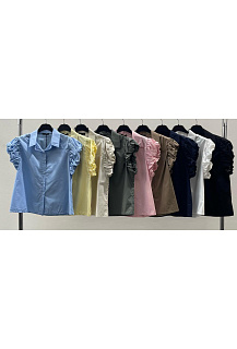 Elegantní košile s řaseným rukávkem U15133