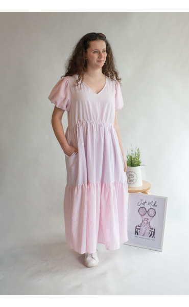 Šaty oversize pruh 928 Itálie