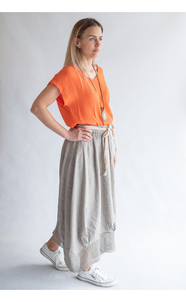 Halenka krátký rukáv s přívěskem 6126 Itálie