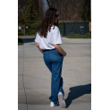 Džínové široké kalhoty do gumy YV5530