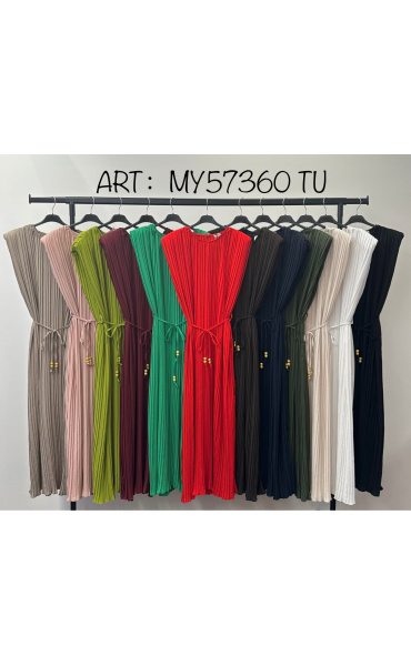 Dlouhé šaty plisé VOGUE MY57360