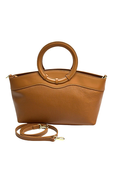 Stylová kožená kabelka B0110