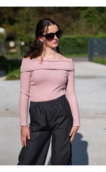 Halenka přes ramena lurex U10538 Italie