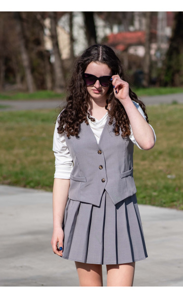 Dámská elegantní vesta U9978