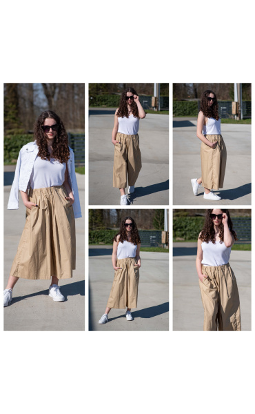 Kalhoty 3/4 culottes MY-1656L
