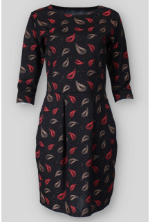 Šaty/šatovka s kapsami 3/4 ruk. 4158 Pratto