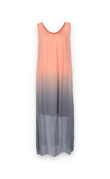 Šaty hedvábí ombré 6522D Itálie