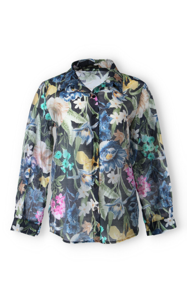 Košile květ na uzlík U7988