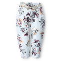 Kalhoty lněné s potiskem 10156P