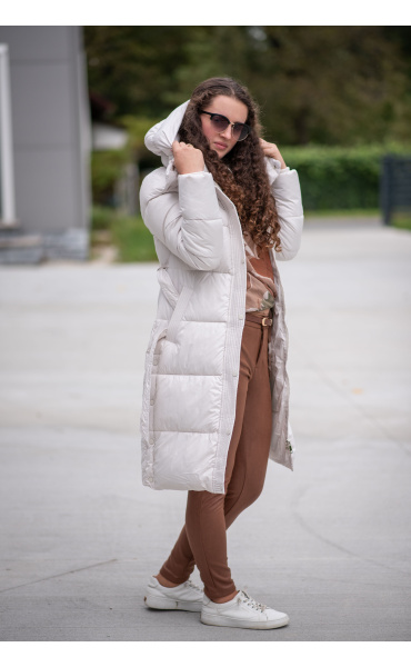 Zimní bunda dlouhá MY0487 Itálie