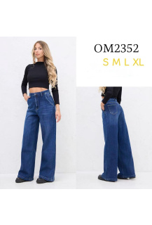 Džínové kalhoty wide-leg Ormi 2352