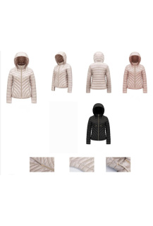 Prošívaná bunda s kapucí SAC-608