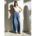 Kalhoty džínové Wide Leg 3D-1715
