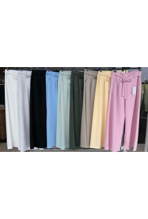 Stylové široké kalhoty do gumy 26011