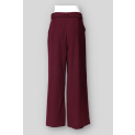 Široké kalhoty s vázáním VOGUE 17293