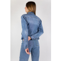 Bunda džínová 3D-6799-1 Itálie