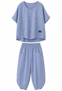 Dámský komplet 7/8 kalhoty/halenka D2506