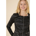 Bunda imitace broušené kůže Laura Jo 15505